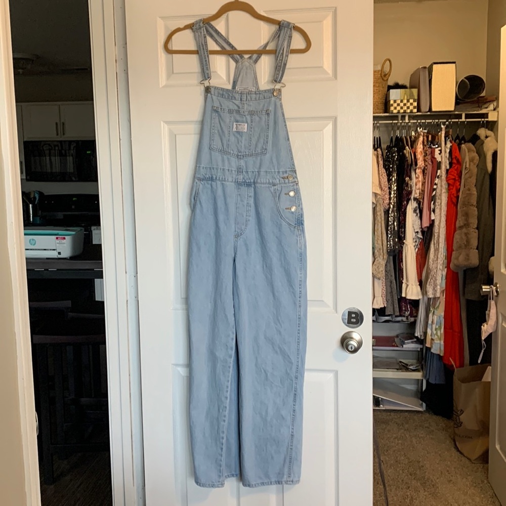 Levi denim overalls